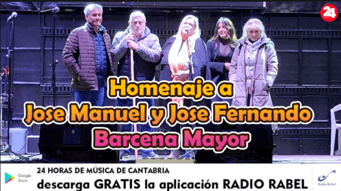Homenaje en Barcena Mayor a Jose Manuel y Jose Fernando