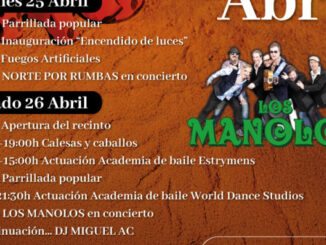 Del 25 al 27 de abril Feria de Abril en Laredo con Los Manolos en concierto